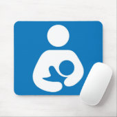 borstvoedingspictogram muismat (Met muis)