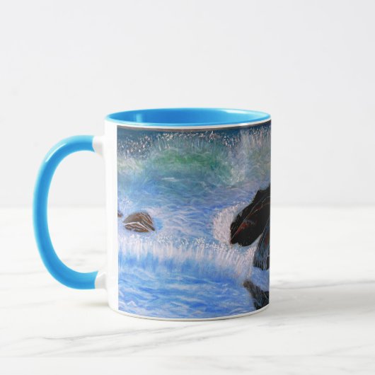 BORSTWAVES OP HET ZEE MOK (Links)