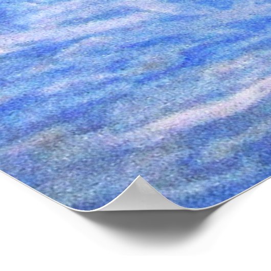 BORSTWAVES OP HET ZEE POSTER (Hoek)