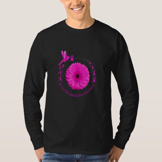 Borstwederopbouw Awareness, Hummingbird Sunfl T-shirt (Voorkant)