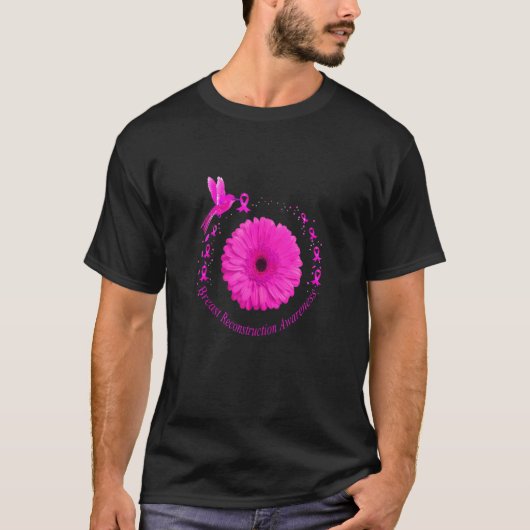 Borstwederopbouw Awareness, Hummingbird Sunfl T-shirt (Voorkant)