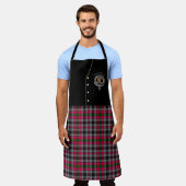 Borthwick Clan Badge & Tartan Kilt Schort (Gedragen)