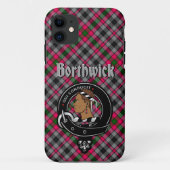 Borthwick Clan Badge & Tartan Phone Case (Achterkant)