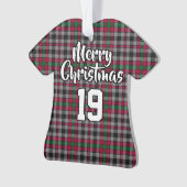 Borthwick Clan Tartan Kersttrui Ornament (voorkant)