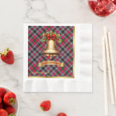 Borthwick gepersonaliseerde Tartan kerst Servet (Insitu)