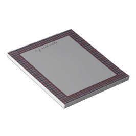 Borthwick Original Scottish Tartan Notepad Notitieblok