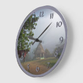 Boruca - Costa Rica Remote Village Backward Clock Grote Klok (Hoek)