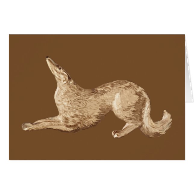 Borzoi afspelen (Voorkant Horizontaal)