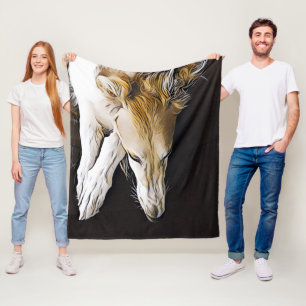Borzoi Art Fleece Throw