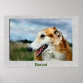 Borzoi Art Gifts Poster (Voorkant)