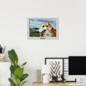 Borzoi Art Gifts Poster (Thuiskantoor)