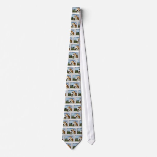 Borzoi Art Gifts Stropdas (Voorkant)