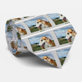 Borzoi Art Gifts Stropdas (Opgerold)
