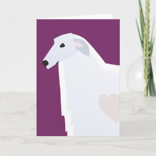 Borzoi Breed Sjabloon Design