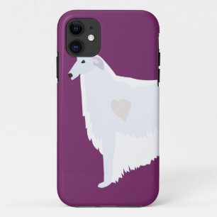 Borzoi Breed Sjabloon Design Case-Mate iPhone Case