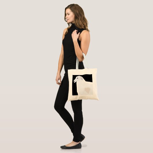 Borzoi Breed Sjabloon Design Tote Bag (Voorkant (model))