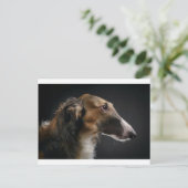 borzoi briefkaart (Staand voorkant)