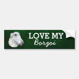 Borzoi Bumpersticker