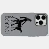 Borzoi Case-Mate iPhone Case (Achterkant (horizontaal))