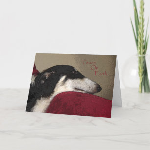BORZOI CHRISTMAS CARD FEESTDAGEN KAART