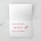 BORZOI CHRISTMAS CARD FEESTDAGEN KAART (Binnen)