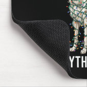 Borzoi Christmas I'm Fine Everything Is Fine  Muismat (Hoek)