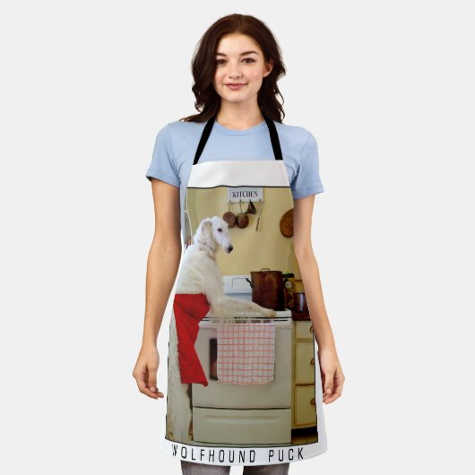 Borzoi Cooking Russian Wolfhound Dog Lover's Gift Schort (Gedragen)