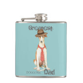Borzoi Dad Heupfles (Voorkant)