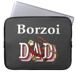 Borzoi Dad Laptop Sleeve