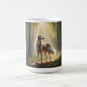 Borzoi Elegant Breed Coffee Mok (Center)