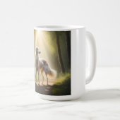 Borzoi Elegant Breed Coffee Mok (Voorkant rechts)