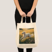 Borzoi Elegant Grocery Canvas tas (Voorkant (product))