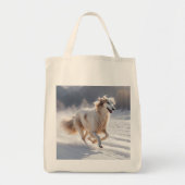 Borzoi Elegant Grocery Canvas tas (Voorkant)