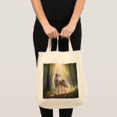 Borzoi Elegante Boodschappentas Tote Bag (Voorkant (product))