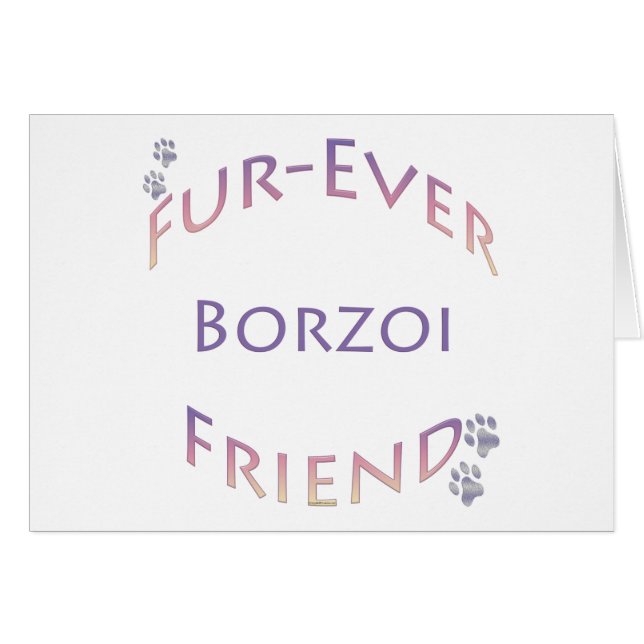 Borzoi Furever (Voorkant Horizontaal)