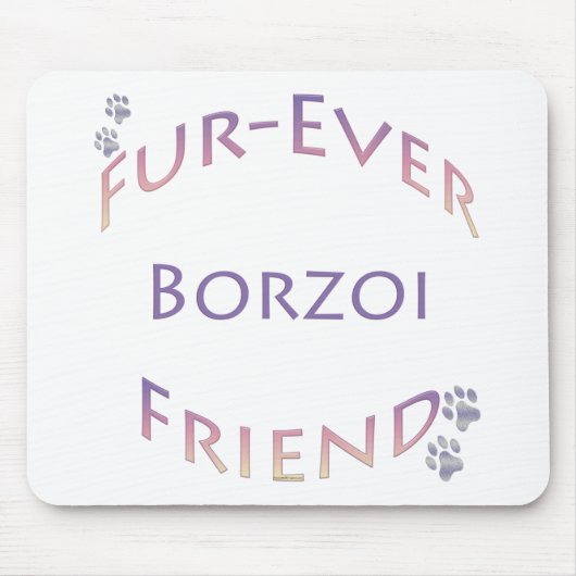 Borzoi Furever Muismat (Voorkant)