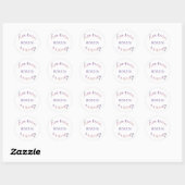 Borzoi Furever Ronde Sticker (Vel)