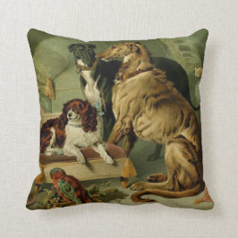  Borzoi, Greyhound, Spaniel Pillow Kussen