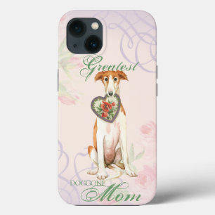 Borzoi Heart mama Case-Mate iPhone Case