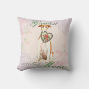 Borzoi Heart mama Kussen