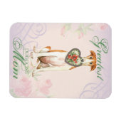 Borzoi Heart mama Magneet (Horizontaal)