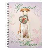 Borzoi Heart mama Notitieboek (Voorkant)