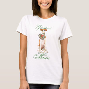 Borzoi Heart mama T-shirt