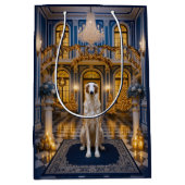 Borzoi Holiday Card Medium Cadeauzakje (Voorkant)