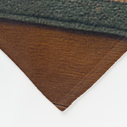 Borzoi Holiday  Fleece Deken (Hoek)