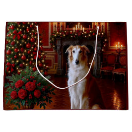 Borzoi Holiday  Groot Cadeauzakje