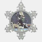 Borzoi Holiday Ornament (Voorkant)