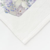 Borzoi-hond Moeder Bloem Fleece Deken (Hoek)