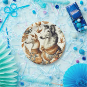  Borzoi hondenillustratie Papieren Bordje (Feest)