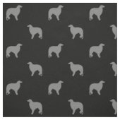 Borzoi Hondenras Silhouettes Pattered Stof (Swatch)